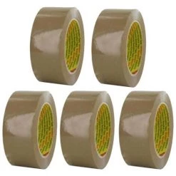 Ruban Adhésif Polypropylène 3M Havane 50mm X 100 Mm X 5 - Marron