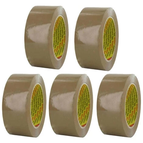 Ruban Adhésif Polypropylène 3M Havane 50mm X 100 Mm X 5 - Marron 3 Ruban Adhésif Polypropylène 3M Havane 50mm X 100 Mm X 5 - Marron