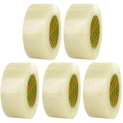 Ruban Adhésif Polypropylène 3M Transparent 50mm X 132m X 5 - Transparent 3 Ruban Adhésif Polypropylène 3M Transparent 50mm X 132m X 5 - Transparent