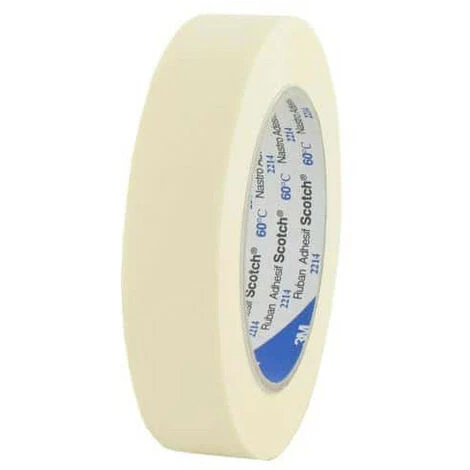 Ruban Adhésif Papier Masquage 3M 2214 25mm X 5 - Blanc 4 Ruban Adhésif Papier Masquage 3M 2214 25mm X 5 - Blanc – Image 2