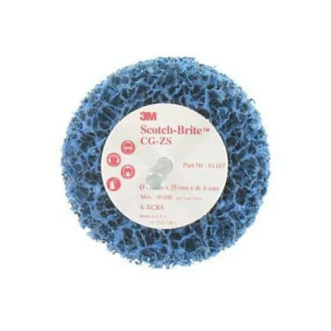 Brosse 3M Scotch-brite CG-ZS Diamètre 75 Mm X 1 3 Brosse 3M Scotch-brite CG-ZS Diamètre 75 Mm X 1