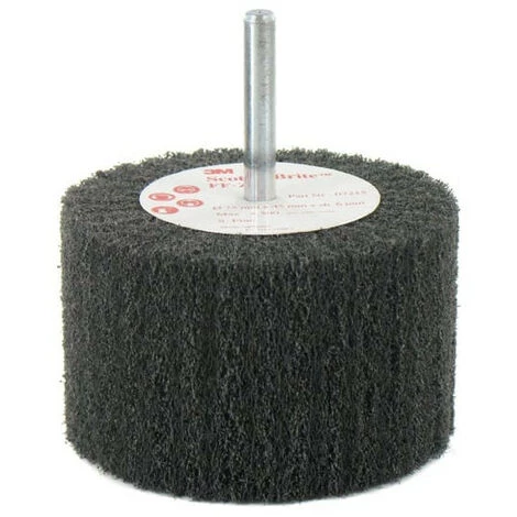 Brosse 3M Scotch-brite FF-ZS Fine Diamètre 75 Mm X 1 4 Brosse 3M Scotch-brite FF-ZS Fine Diamètre 75 Mm X 1 – Image 2