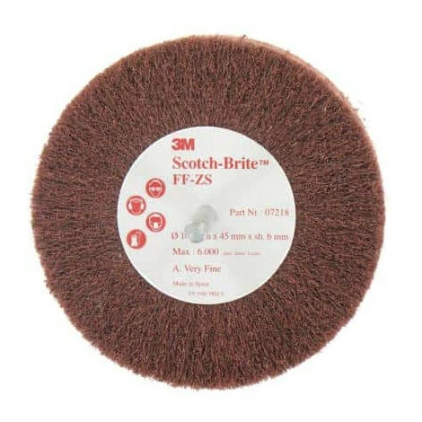 Brosse 3M Scotch-brite FF-ZS Very Fine Diamètre 100 Mm X 10 3 Brosse 3M Scotch-brite FF-ZS Very Fine Diamètre 100 Mm X 10
