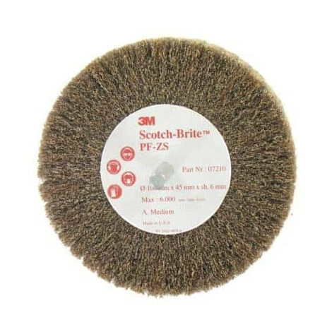 Brosse 3M Scotch-brite PF-ZS Medium Diamètre 100 Mm X 10 3 Brosse 3M Scotch-brite PF-ZS Medium Diamètre 100 Mm X 10