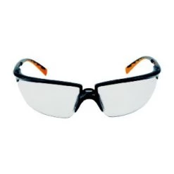 3M Lunettes Solus, Noir/orange,Scheibe Clair
