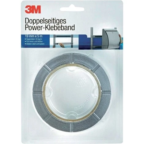 3M Double. Bande D'alimentation, 19mm X 5m 3 3M Double. Bande D'alimentation, 19mm X 5m