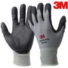 Gants De Manutention 3M 1 Paire De Gants à Prise Confortable En Caoutchouc Nitrile Gants De Protection Contre Les Coupures Gants De Travail Stretch Fit Durable Enduit à Usage Général - L