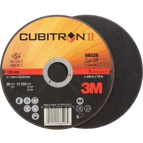 Disque A Tronconner Cubitron II 115x1,6mm 3M 3 Disque A Tronconner Cubitron II 115x1,6mm 3M