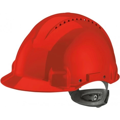 3M Casque G3000N,ABS, Système De Cliquet, Rouge 3 3M Casque G3000N,ABS, Système De Cliquet, Rouge