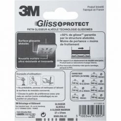 3M Lot De 4 Patins En Plastique 3M -3M Soldes Magasin 50002525 4