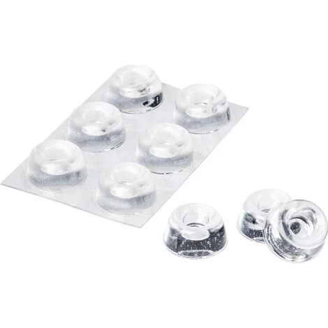 Pied Dappareil 3M SJ 5309 MPCB Autocollant, Rond Transparent (Ø X H) 22.3 Mm X 10.1 Mm 6 Pc(s) 4 Pied Dappareil 3M SJ 5309 MPCB Autocollant, Rond Transparent (Ø X H) 22.3 Mm X 10.1 Mm 6 Pc(s) – Image 2