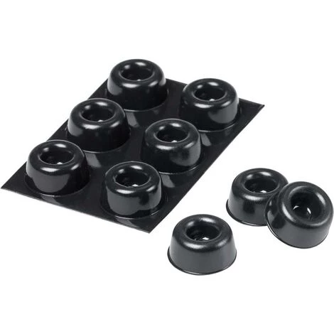 Pied Dappareil 3M 7100051423 Autocollant, Rond Noir (Ø X H) 22.3 Mm X 10.1 Mm 6 Pc(s) 4 Pied Dappareil 3M 7100051423 Autocollant, Rond Noir (Ø X H) 22.3 Mm X 10.1 Mm 6 Pc(s) – Image 2