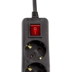 Bloc Multiprise 6 Prises Type F Schuko EU 3m Noir - Noir -3M Soldes Magasin 5276981 4