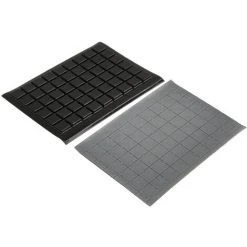 Butée Adhésive Adhésif 3M Carré Mince 10.4mm En PUR ( Prix Pour Sachet De 108 )