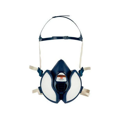 3M Masque Respiratoire Taille Unique Bleu Demi-masques ( Prix Pour 1 ) 4 3M Masque Respiratoire Taille Unique Bleu Demi-masques ( Prix Pour 1 ) – Image 2