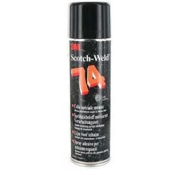 3M Adhésif Scotch-Weld 74 Orange, Aérosol Boîte 500 Ml ( Prix Pour 1 )