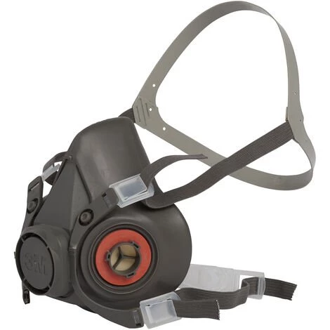 3M Masque Respiratoire, Taille: Large Noir Demi-masques ( Prix Pour 1 ) 3 3M Masque Respiratoire, Taille: Large Noir Demi-masques ( Prix Pour 1 )