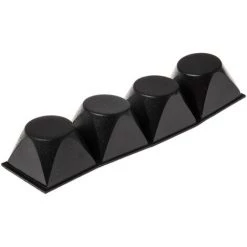 Butée Adhésive 3M Carré Mince 20.6mm En PUR ( Prix Pour Sachet De 4 )