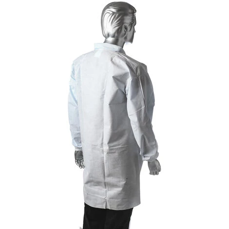 Blouse De Laboratoire 3M, Mixte, Blanc, Taille XXL, Jetable, Polypropylène ( Prix Pour 1 ) 4 Blouse De Laboratoire 3M, Mixte, Blanc, Taille XXL, Jetable, Polypropylène ( Prix Pour 1 ) – Image 2