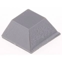 Butée Adhésive 3M Carré Mince 12.7mm En PUR ( Prix Pour Sachet De 80 )