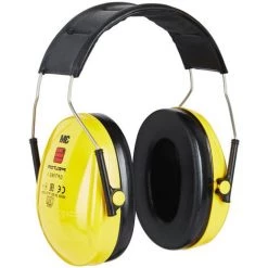 Casque Anti-bruit 3M PELTOR Série Optime I Serre-tête 27dB Jaune ( Prix Pour 1 Paire )