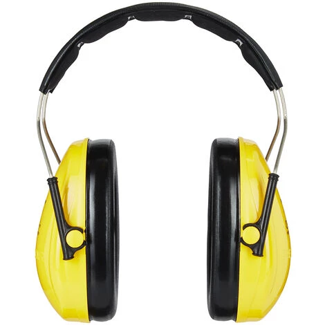 Casque Anti-bruit 3M PELTOR Série Optime I Serre-tête 27dB Jaune ( Prix Pour 1 Paire ) 4 Casque Anti-bruit 3M PELTOR Série Optime I Serre-tête 27dB Jaune ( Prix Pour 1 Paire ) – Image 2