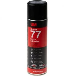 3M Adhésif Scotch-Weld, Super 77 Beige, Aérosol Boîte 500 Ml ( Prix Pour 1 )