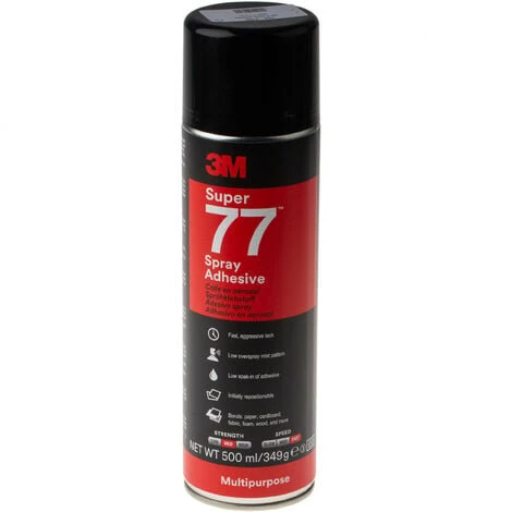3M Adhésif Scotch-Weld, Super 77 Beige, Aérosol Boîte 500 Ml ( Prix Pour 1 ) 3 3M Adhésif Scotch-Weld, Super 77 Beige, Aérosol Boîte 500 Ml ( Prix Pour 1 )