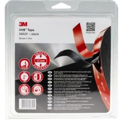 Ruban Mousse Acrylique Double Face 3M 5952F VHB™, Noir, 19mm X 11m X 1.1mm ( Prix Pour 1 )