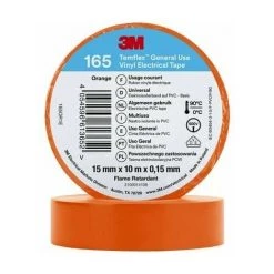 3M TEMFLEX? 165 165OR1E RUBAN ISOLANT TEMFLEX? 165 ORANGE (L X L) 10 M X 15 MM 1 PC(S)