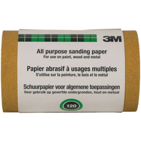 Rouleau Abrasif 3M Multi-usages Grain P120 115mmx5m 3 Rouleau Abrasif 3M Multi-usages Grain P120 115mmx5m