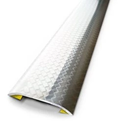 Seuil Décoratif Adhésif 3M Inox Carreaux 37mm/83cm