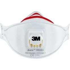 Masque Antipoussière FFP3 Avec Soupape Aura 3M 9 Masque Antipoussière FFP3 Avec Soupape Aura 3M -3M Soldes Magasin 60851047 4