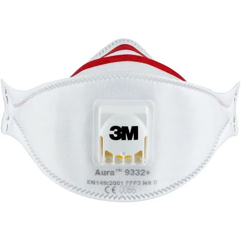 Masque Antipoussière FFP3 Avec Soupape Aura 3M 6 Masque Antipoussière FFP3 Avec Soupape Aura 3M – Image 4