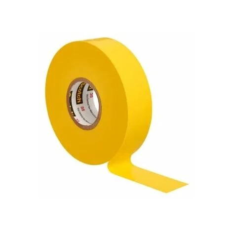 RUBAN SCOTCH VINYLE 35 COULEUR JAUNE - 3M TRM80052 3 RUBAN SCOTCH VINYLE 35 COULEUR JAUNE - 3M TRM80052