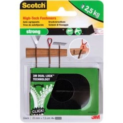 3M Ruban De Montage Scotch™ Strong 25x75mm 2x2pcs