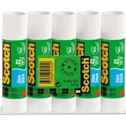 3M 6221SF5 Lot De 5 Bâtons De Colle Scotch 21 G (Import Allemagne)