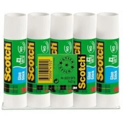 3M 6221SF5 Lot De 5 Bâtons De Colle Scotch 21 G (Import Allemagne) -3M Soldes Magasin 68779980 3