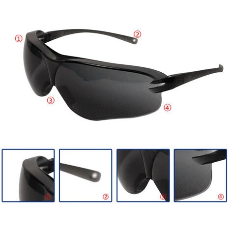 3M 10435 Lunettes Protection UV Sports De Plein Air Lunettes De Sécurité Anti-choc Anti-poussière Anti-buée 6 3M 10435 Lunettes Protection UV Sports De Plein Air Lunettes De Sécurité Anti-choc Anti-poussière Anti-buée – Image 4