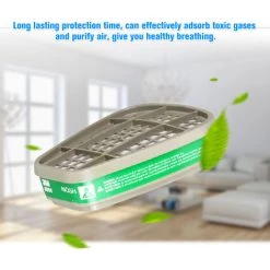 2 Pièces 3M 6004 Cartouche D'ammoniac Méthylamine Pour Masques Complets 6000 7000 Respirateurs Accessoires équipement De Protection Individuelle -3M Soldes Magasin 71187580 5