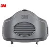 3M 3700 Filtre Anti-poussière Housse En Coton Filtre Anti-poussière Fixe Masque Anti-poussière En Coton Accessoires Gris