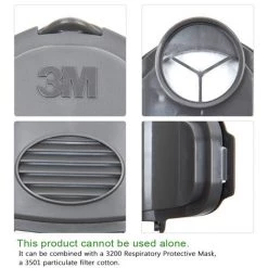 3M 3700 Filtre Anti-poussière Housse En Coton Filtre Anti-poussière Fixe Masque Anti-poussière En Coton Accessoires Gris 8 3M 3700 Filtre Anti-poussière Housse En Coton Filtre Anti-poussière Fixe Masque Anti-poussière En Coton Accessoires Gris -3M Soldes Magasin 71187634 3