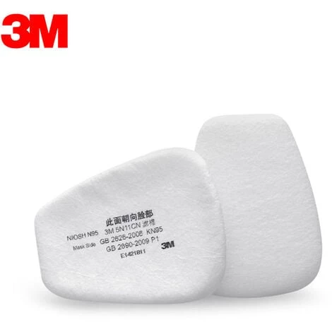 3M 5N11 10PCS Filtre Coton N95 Filtre à Particules Pour Masque à Gaz Respirateur Utilisation Avec Couvercle De Filtre 501 Et Cartouches Filtrantes De La Série 6000 5 3M 5N11 10PCS Filtre Coton N95 Filtre à Particules Pour Masque à Gaz Respirateur Utilisation Avec Couvercle De Filtre 501 Et Cartouches Filtrantes De La Série 6000 – Image 3