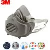 3M 3200 Masque Anti-poussière Respirateur Demi-visage Masque Anti-poussière Anti Construction Industrielle Poussière Haze Brouillard Sécurité Filtre à Gaz Cartouches Coton