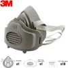 3M 3200 Masque Anti-poussière Respirateur Demi-visage Masque Anti-poussière Anti Construction Industrielle Poussière Brume Brouillard Sécurité Filtre à Gaz Couverture En Coton -3M Soldes Magasin 71699213 1