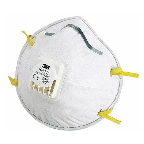 Masque Protection 3M 8812 FFP1 Avec Soupape - Boîte De 10 - Blanc 3 Masque Protection 3M 8812 FFP1 Avec Soupape - Boîte De 10 - Blanc
