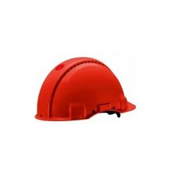 3M Casque - Uvicator - Harnais Standard - Ventilé - Bandeau En Cuir - Rouge - G3000DUV-RD