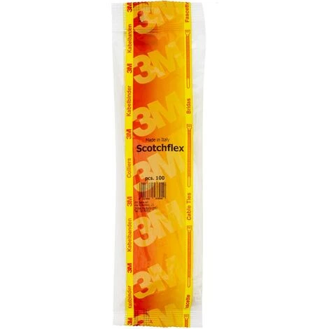 Pack Colliers De Serrage Scotchflex™ 3M™ 7000035295-CC FS 160 C-C 4,5mm X 160 Mm (100 Un) Blanc - Blanc 3 Pack Colliers De Serrage Scotchflex™ 3M™ 7000035295-CC FS 160 C-C 4,5mm X 160 Mm (100 Un) Blanc - Blanc