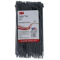 Colliers De Serrage Pour Extérieur Scotchflex™ 3M™ 7000035282-CC FS 100 AWC C-C 2,5mm X 100 Mm Noir - Noir