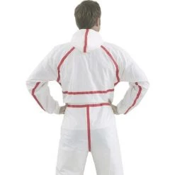 3M GT700001164 Combinaison De Protection Modèle 4520 Taille Du Vêtement=XXL Blanc, Rouge